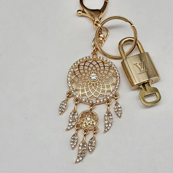 Authentic Louis Vuitton Lock & Key with unbranded Bagcharm, Keycharm, Keychain - Picture 4 of 6